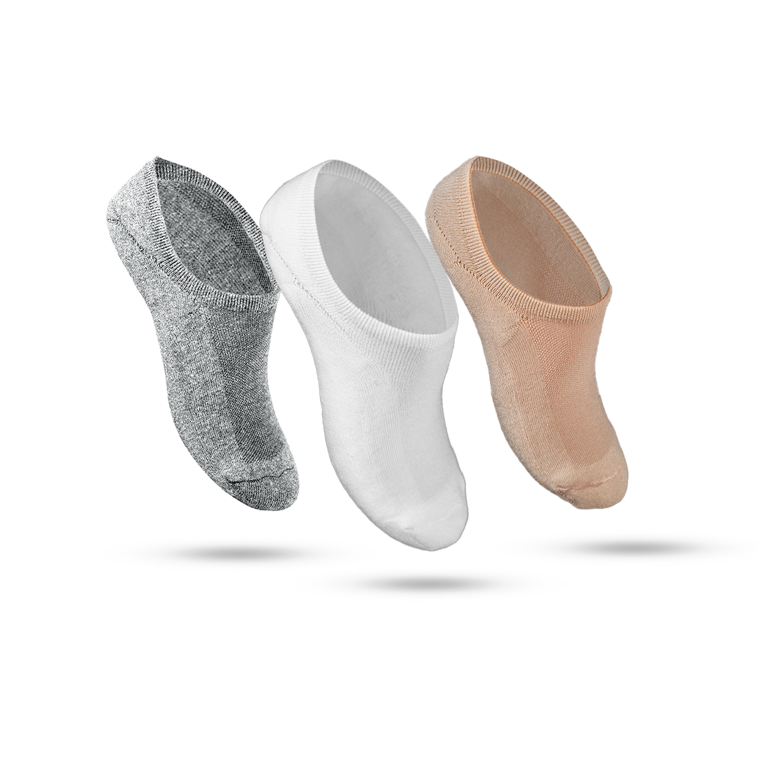 Invisibles afelpadas en algódon pima